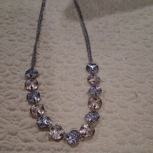 Chic Silver and Gold Necklace